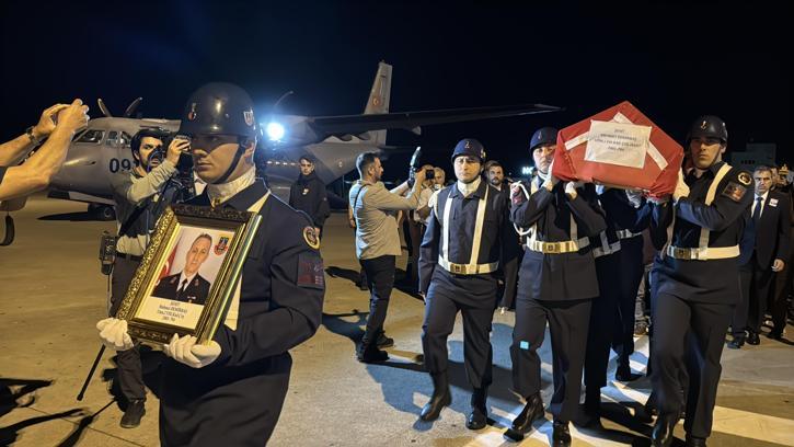 Şehit uzman çavuşun cenazesi, Samsun’a getirildi