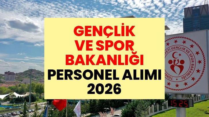 Gençlik ve Spor Bakanlığı Personel Alımı 2026 | GSB'den Büyük Personel Alımı: İşte Şartlar ve Bölümler