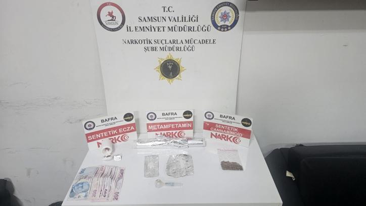 Bafra'da uyuşturucu operasyonu: 2 gözaltı