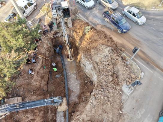 Mardin'de altyapı çalışmaları sürüyor