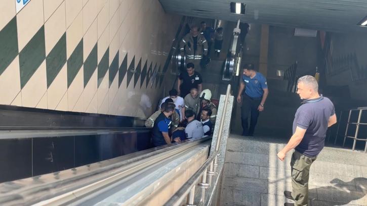 Şişli’de görme engelli kişi metro raylarına düştü; itfaiye kurtardı