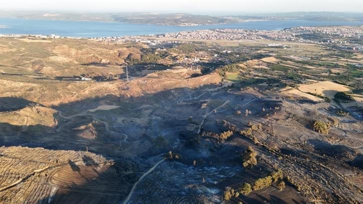 Gün ağarınca facia ortaya çıktı: Yangından geriye kalanlar görüntünlendi