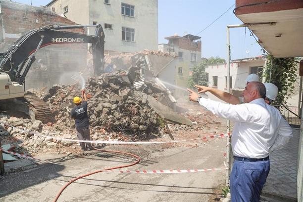 Canik'te kentsel dönüşüm ve yeni bulvar çalışmaları sürüyor