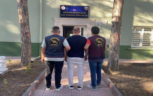 Kırmızı bültenle aranan şüpheli, Amasya'da yakalandı