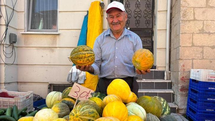 Tavşanlı’nın aroması ve lezzetiyle meşhur Kışlademirli kavunu pazara indi