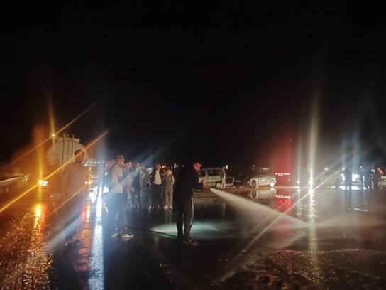İki ili bağlayan karayolu toprak kayması nedeniyle ulaşıma kapandı