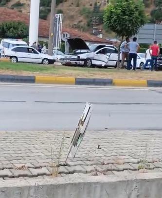 Eğirdir'de zincirleme kaza