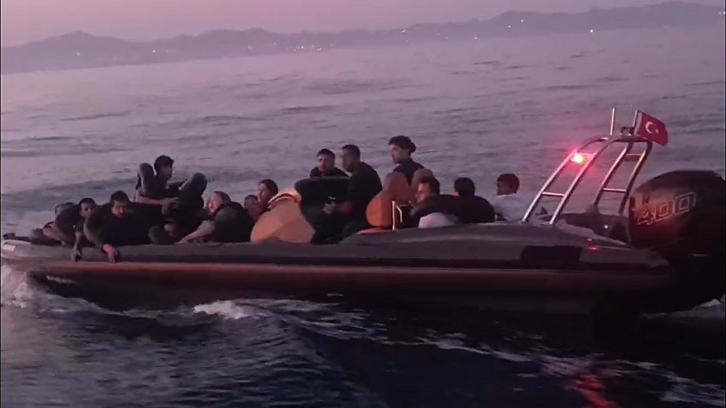 Milas'ta 23 kaçak göçmen yakalandı