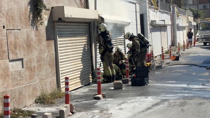 Avcılar'da depo olarak kullanılan garajda yangın