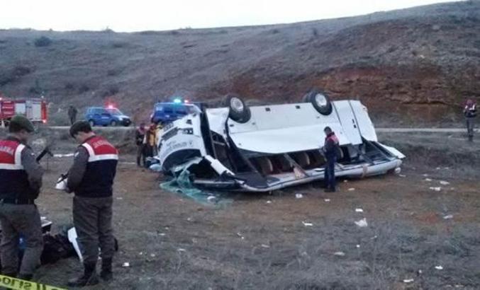 Sporcuları taşıyan araç kaza yaptı: 2 ölü, 11 yaralı!