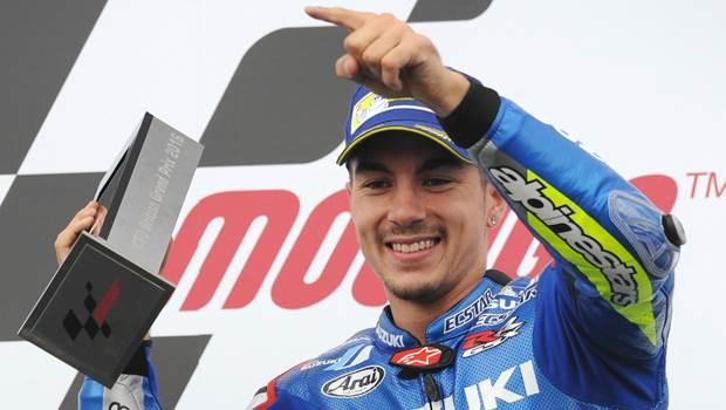 Vinales, MotoGP'de ilk kez zirvede