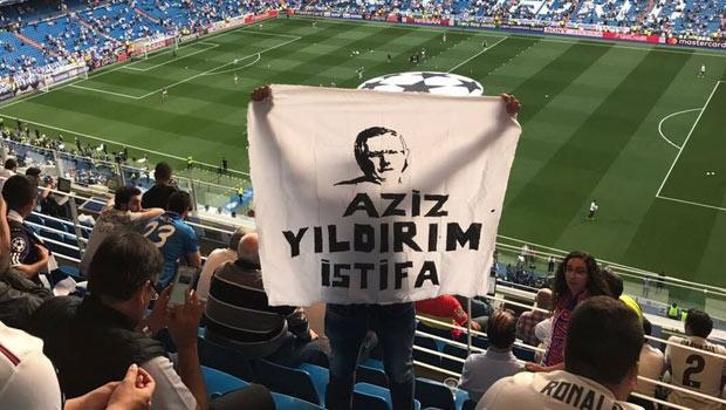 Santiago Bernabeu'da Yıldırım'a istifa çağrısı!