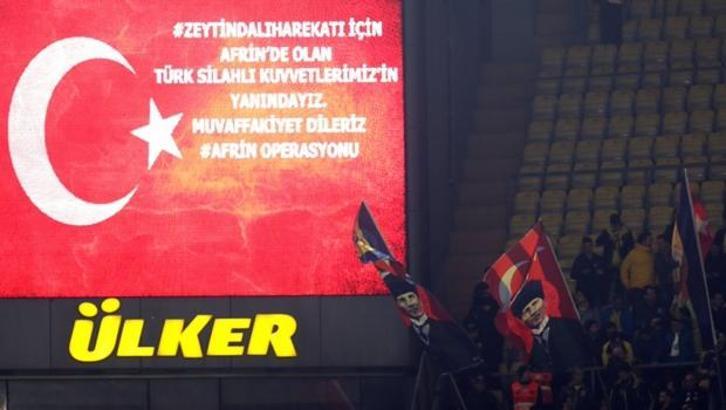F.Bahçe'den Zeytin Dalı Harekatı'na destek