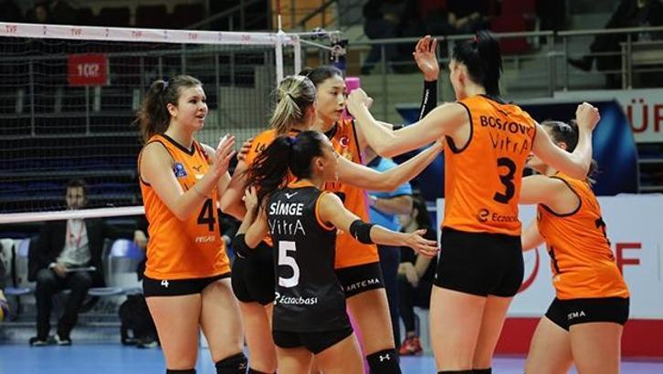 Eczacıbaşı VitrA, Beşiktaş'a set vermedi