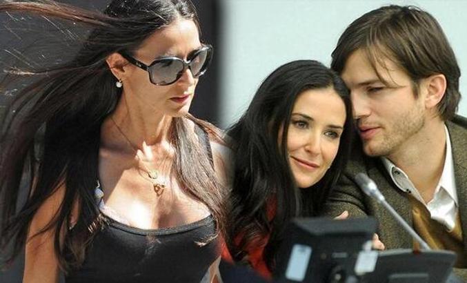 Demi Moore'un eski eşinden 'üçlü cinsel ilişki' iddialarına yanıt