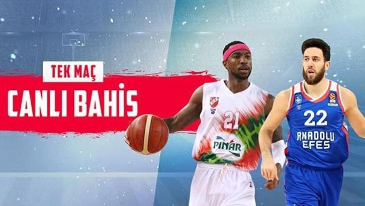 Pınar Karşıyaka-Anadolu Efes maçı Misli.com'da