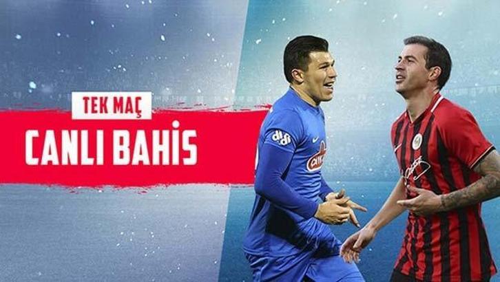 Çaykur Rizespor-Gençlerbirliği maçının heyecanı Misli.com'da...