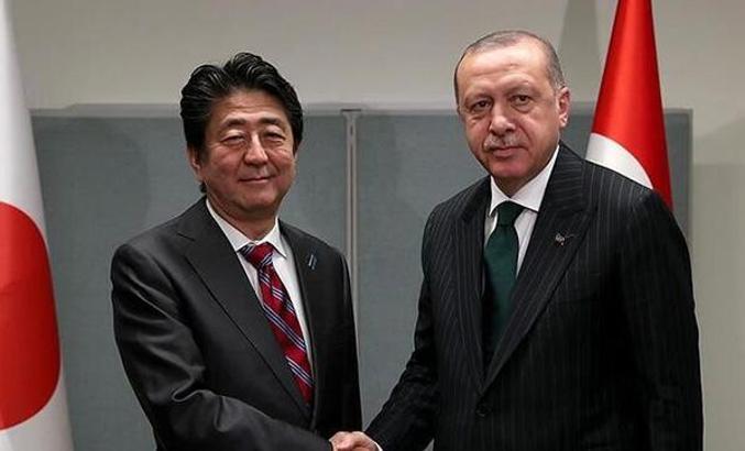 Cumhurbaşkanı Erdoğan, Japonya Başbakanı Abe ile görüştü