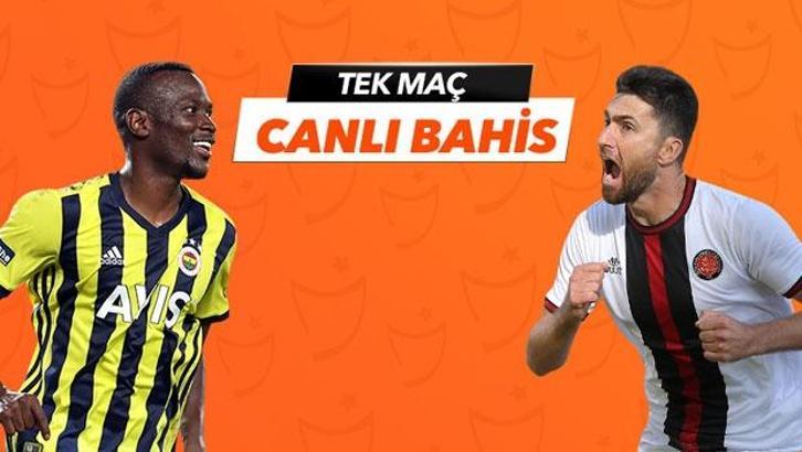 Fenerbahçe - Fatih Karagümrük maçı Tek Maç ve Canlı Bahis seçenekleriyle Misli.com’da