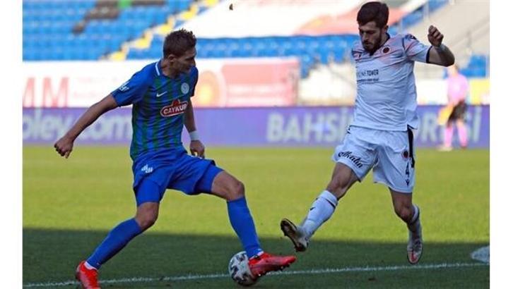 Ç.Rizespor - Gençlerbirliği maçında puanlar paylaşıldı