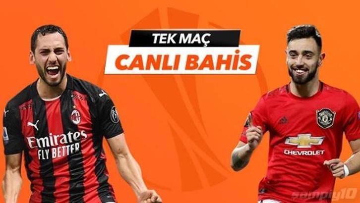 Milan-Manchester United karşılaşmasında Canlı Bahis heyecanı Misli.com'da!
