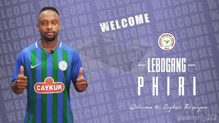 Ç.Rizespor Lebogang Phiri'yi transfer etti