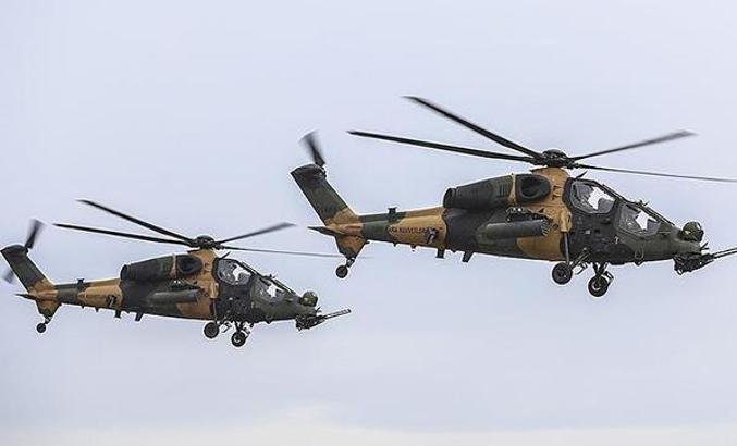 PKK'lı 5 terörist ATAK helikopterleriyle vuruldu!