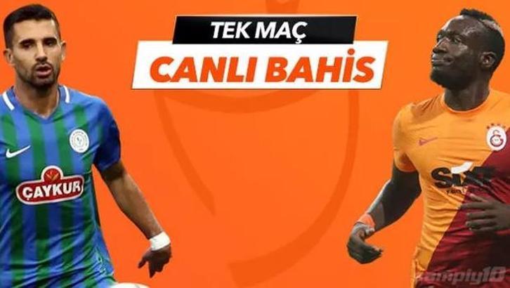 Rizespor-Galatasaray maçı canlı bahis seçeneğiyle Misli.com'da