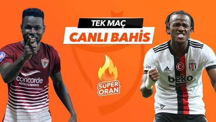 Hatayspor - Beşiktaş maçı Tek Maç ve Canlı Bahis seçenekleriyle Misli.com’da