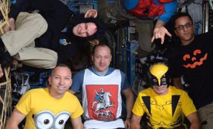 NASA paylaştı! Uzaydaki en çılgın Cadılar Bayramı