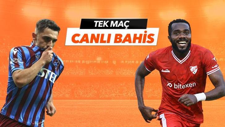 Trabzonspor - Boluspor maçı Tek Maç ve Canlı Bahis seçenekleriyle Misli.com’da