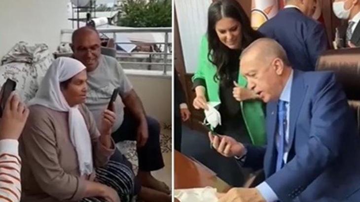 Cumhurbaşkanı Erdoğan, kanser hastası Halime teyzeyle görüştü