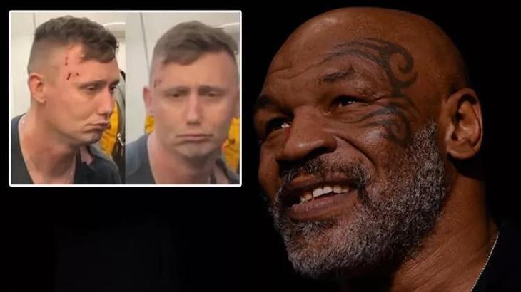 Mike Tyson hayranını uçakta öldüresiye dövdü!