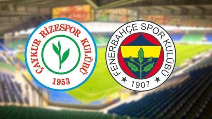 Çaykur Rizespor-Fenerbahçe