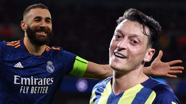 Çılgın maç 4-3 bitti Mesut Özil'in Benzema tweeti dikkat çekti