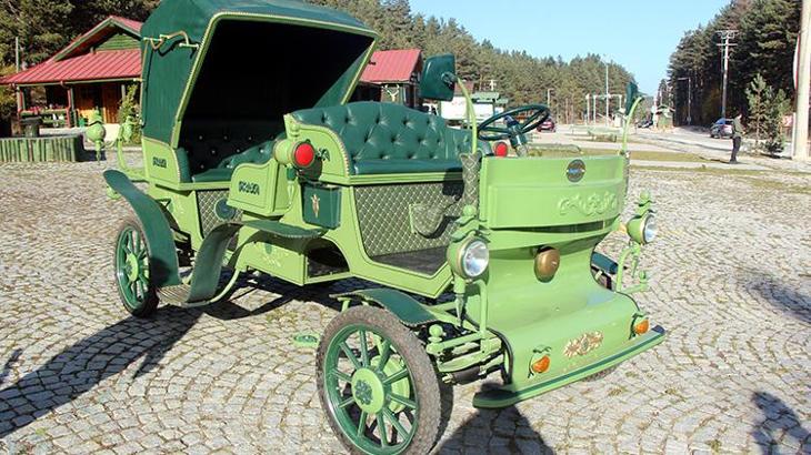 Abant Gölü Milli Parkı'nda elektrikli fayton dönemi