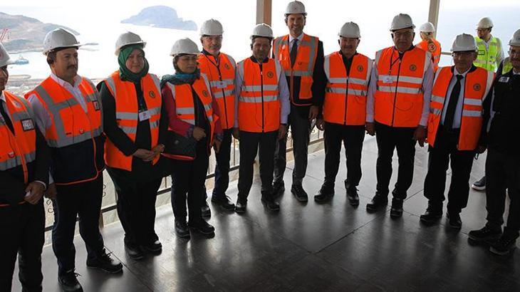 TBMM heyeti, Akkuyu NGS inşaat sahasını ziyaret etti