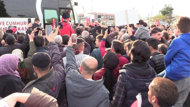 Canik’te Cumhurbaşkanı Erdoğan’a sevgi seli