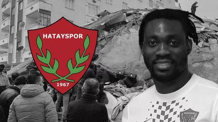 Hatayspor'dan açıklama: Christian Atsu yaralı olarak çıkarıldı