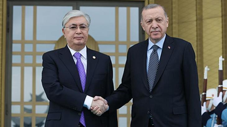 Cumhurbaşkanı Erdoğan, Kazakistan Cumhurbaşkanı Tokayev ile görüştü