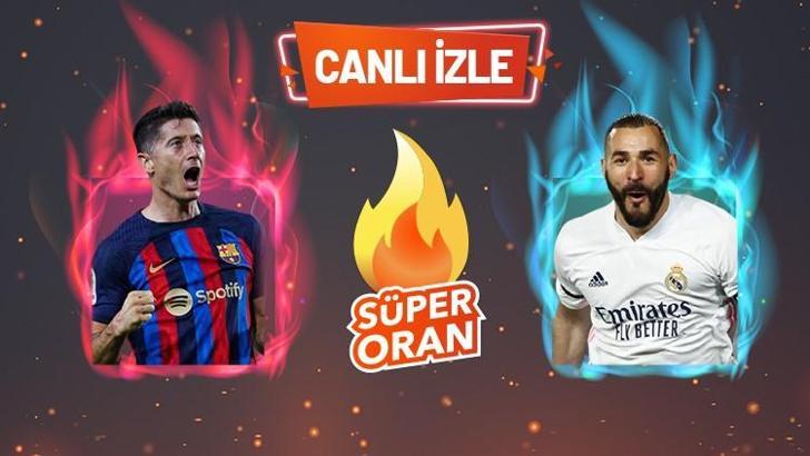 Barcelona - Real Madrid maçı Tek Maç ve Canlı Bahis seçenekleriyle Misli.com’da