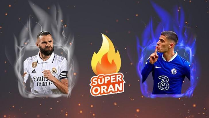 Real Madrid - Chelsea maçı Tek Maç ve Canlı Bahis seçenekleriyle Misli.com’da