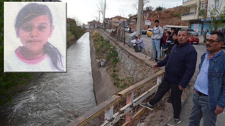 11 yaşındaki Zehra dengesini kaybedip sulama kanalına düştü