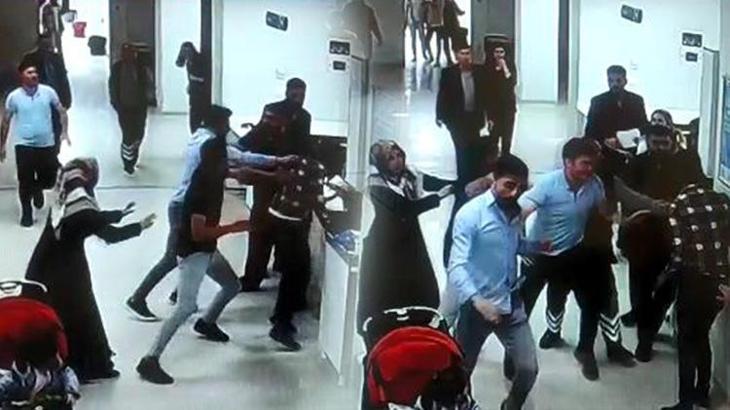Hastanede rezalet anları! 2 hemşireye tekmeli, yumruklu saldırı