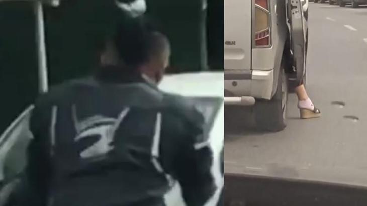 İstanbul trafiğinde ölüme davetiye anları! Dakikalarca bu şekilde yolculuk yaptı