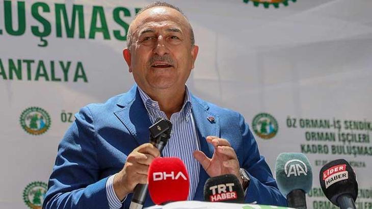 Çavuşoğlu: 2 oy için 'PKK'lılara, Öcalan'a, Demirtaş'a özgürlük' diyenlere, ders vermeye hazır mıyız