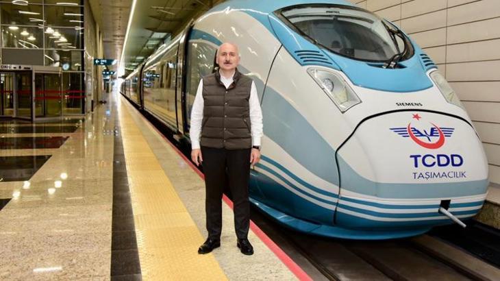 Bakan Karaismailoğlu: Samsun-Sarp hızlı tren hattında hızlı adım atacağız