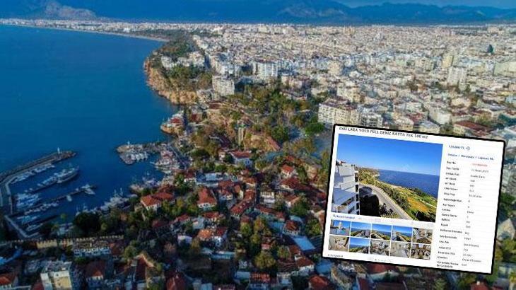 Antalya'da deniz manzaralı dairenin yıllık kirası 3,5 milyon lira