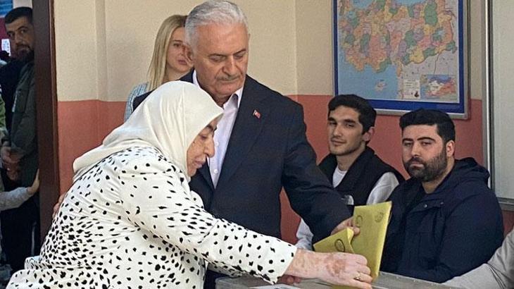 AK Parti Genel Başkanvekili Binali Yıldırım oyunu Tuzla'da kullandı