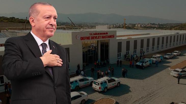 Defne Devlet Hastanesi açılıyor! Yapımı 60 günde tamamlandı